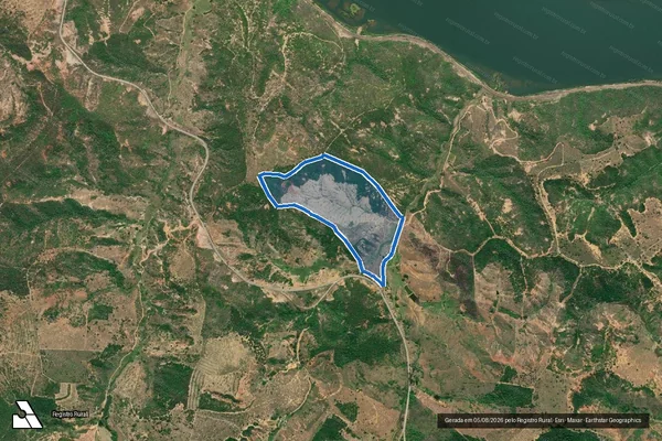 Imagem de satélite de Sítio Rodeio - Parcela 1 em Itueta - MG