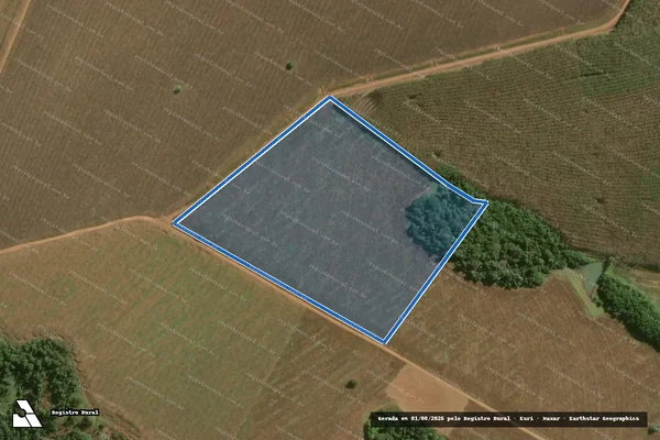 Imagem de satélite de FAZENDA FORTALEZA NOSSA SENHORA APARECIDA - Gleba 04 em Quirinópolis - GO