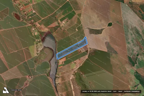 Imagem de satélite de PA LAGOA DAS PEDRAS - GLEBA 07 - Parcela 1 em Cabeceiras - GO