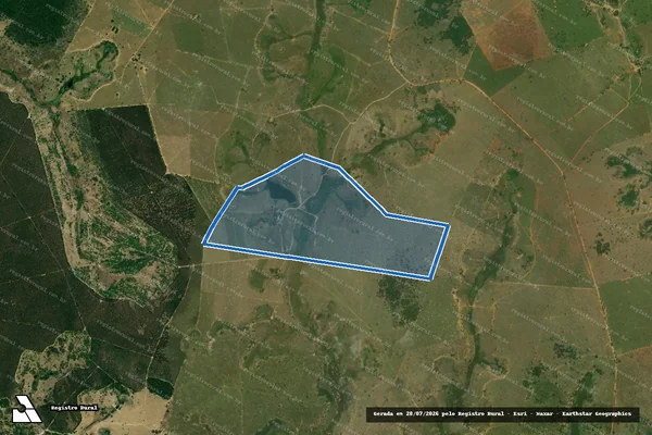 Imagem de satélite de Fazenda Turmalina - Parcela 01 em Nanuque - MG