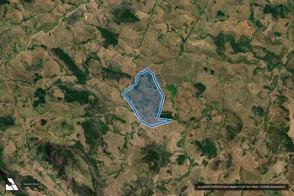 Imagem de satélite de Fazenda Esperança-Corrego da Areia - Parte 1 em Ataléia - MG