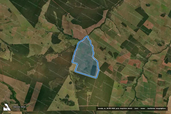 Imagem de satélite de Fazenda Formosa - Matrícula 11.260 em Brasilândia - MS