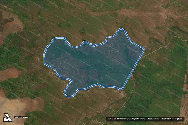 Imagem de satélite de FAZENDA CANTO DA SERRA - 001 em Tocantínia - TO