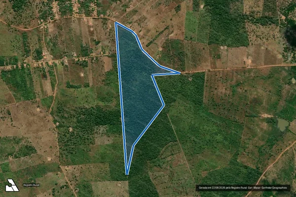 Imagem de satélite de FAZENDA MONTE ALEGRE II - Parte 01 em Santa Filomena do Maranhão - MA