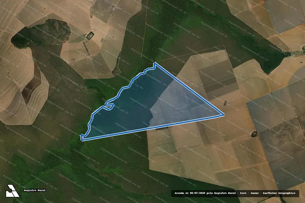 Imagem de satélite de Fazenda Lagoa Dourada II em Diamantino - MT