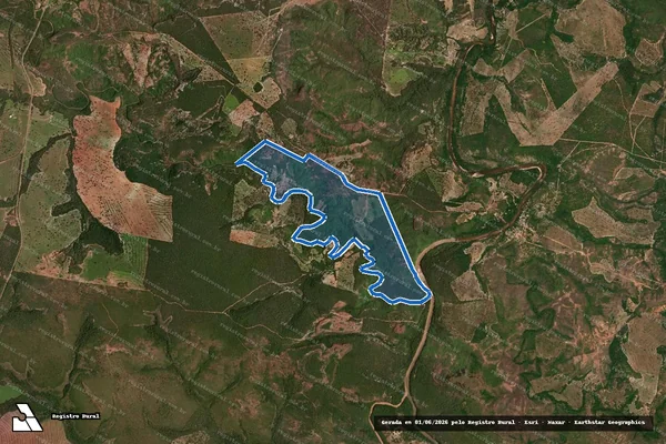 Imagem de satélite de Fazenda Aldeia - Gleba A/Mun. Tesouro em Tesouro - MT