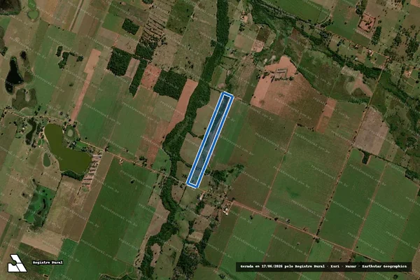 Imagem de satélite de LOTE RURAL N° 27 DA QUADRA N° 68 - GLEBA A em Deodápolis - MS