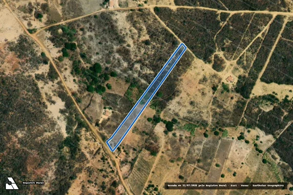 Imagem de satélite de FAZENDA BAIXA GRANDE - Parte 1 em São João do Paraíso - MG