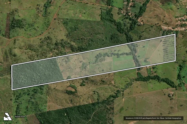 Imagem de satélite de FAZENDA NOSSA SENHORA APARECIDA - LOTE 31, GLEBA 07 em Palestina do Pará - PA