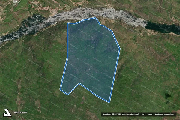 Imagem de satélite de FAZENDA ABADIA - GLEBA 1 em Canindé de São Francisco - SE