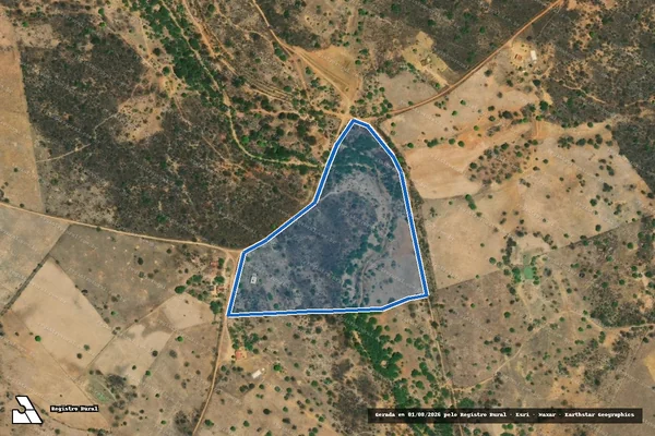 Imagem de satélite de SÍTIO BAIXA DO SERROTE ? FAZENDA URUBÚ - Parte 1 em Afrânio - PE