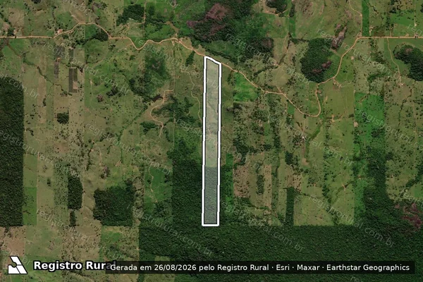 Imagem de satélite de LOTE 17/A, GLEBA 81, PAD MARECHAL DUTRA - PARTE 2 em Monte Negro - RO