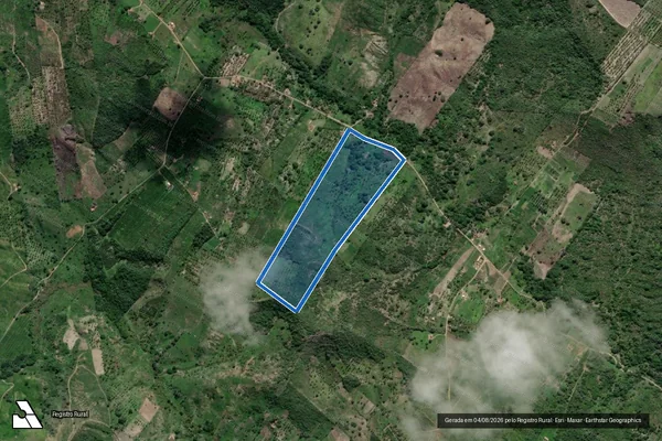 Imagem de satélite de FAZENDA MUCAMBO DO RIO AZUL 2 - Parte 1 em Rio Real - BA