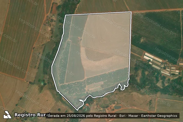 Imagem de satélite de ESTANCIA SANTA IRENE - SITIO SANTA IRENE em Monte Azul Paulista - SP