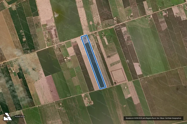 Imagem de satélite de LOTE 100? PROJETO DE ASSENTAMENTO RIO DE ONDAS - LOTE 100 em Barreiras - BA