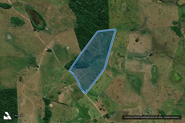 Imagem de satélite de FAZENDA 3 TOMBOS - Gleba 2 - Parte 2 em Bom Jesus do Tocantins - PA