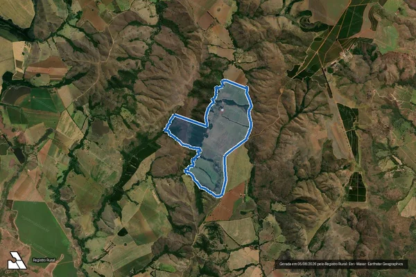 Imagem de satélite de Fazenda Retirinho - Parte 2 em Patrocínio - MG