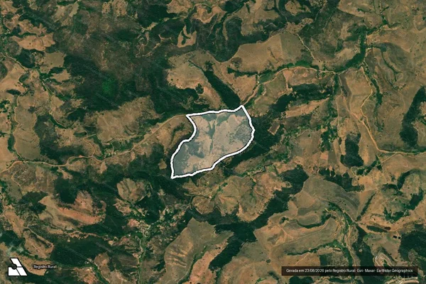Imagem de satélite de Fazenda da Mata - PARCELA 02 em Ponte Nova - MG