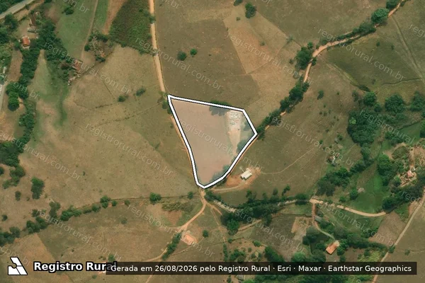 Imagem de satélite de SÍTIO CACHOEIRINHA - Gleba 02 em Soledade de Minas - MG
