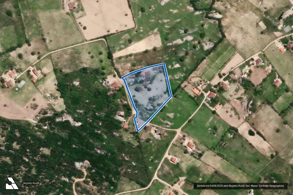 Imagem de satélite de SITIO BENEFICIO - Parte 1 em Esperança - PB