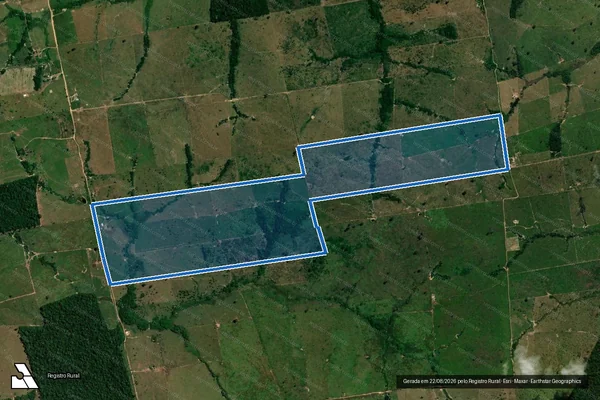 Imagem de satélite de FAZENDA BOA FÉ DA GLEBA CAPITÃO SILVIO