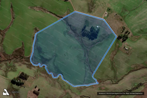 Imagem de satélite de PA SAO JOAO II - Lote 23 - Lote 23 em Sant'Ana do Livramento - RS
