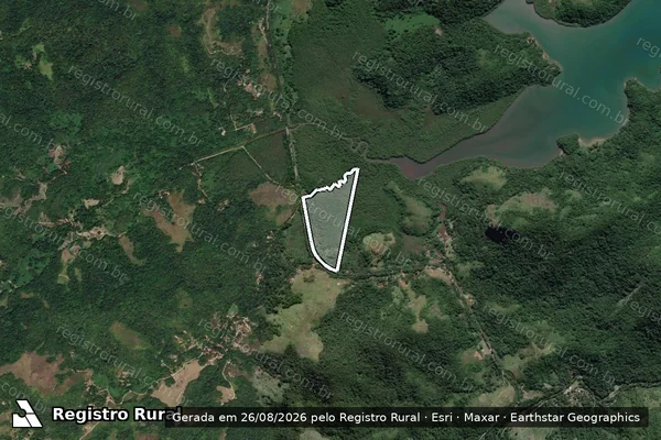 Imagem de satélite de Fazenda Caçada - Parte 1 em Paraty - RJ
