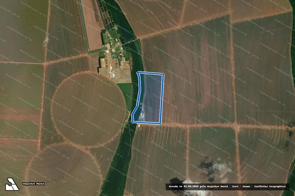 Imagem de satélite de Fazenda Perdigão II e Santa Juliana - Fazenda Perdigão II e Santa Juliana ? Desmembrada em Campo Verde - MT