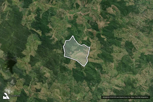 Imagem de satélite de Fazenda Paraizo - Parte 1 em Itagibá - BA