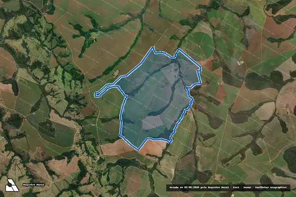 Imagem de satélite de FAZENDA TRÊS CRUZES - Parte 1 em Ibiá - MG