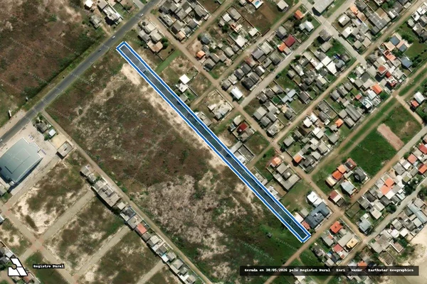 Imagem de satélite de Terreno Mat. 63.487 - ÁREA 06 em Araranguá - SC