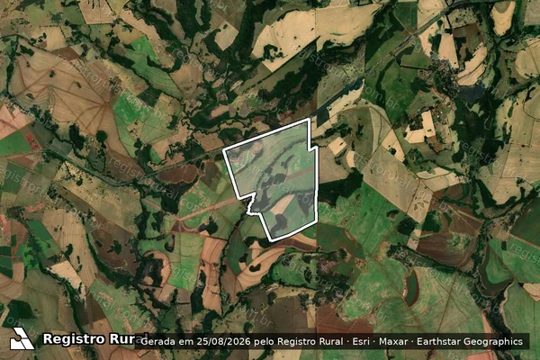 Imagem de satélite de FAZENDA SHANGRI-LA - Gleba 2 em Uberaba - MG