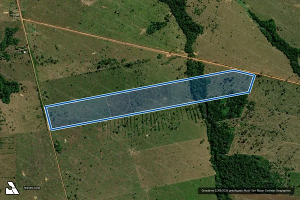 Imagem de satélite de P.A. PORTO ALONSO - Lote 17 - Parte 1 em Porto Acre - AC