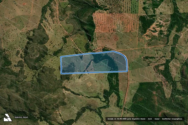 Imagem de satélite de FAZENDA CAMPO DO MEIO - GLEBA A em Rio Negro - MS