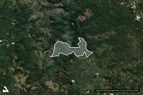 Imagem de satélite de Fazenda Selva Verde - Gleba 05 em Coronel Domingos Soares - PR