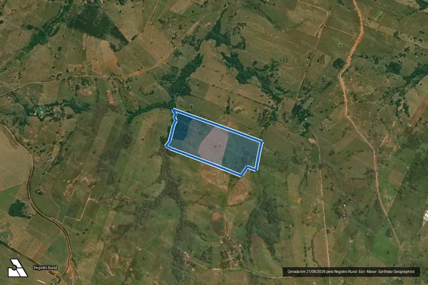 Imagem de satélite de SITIO SÃO JOÃO - Parte 1 em Presidente Bernardes - SP