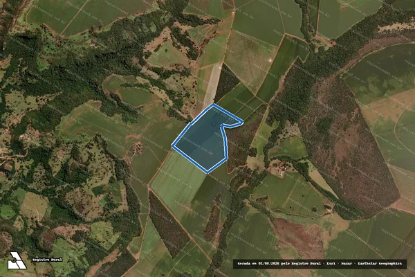 Imagem de satélite de Fazenda Santa Maria ? Lugar Denominado Capão Grande - Parte 1 em Jataí - GO