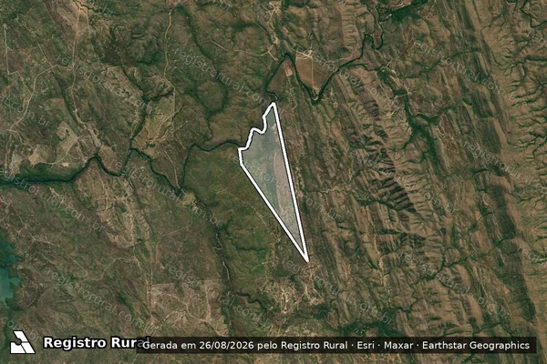 Imagem de satélite de LOTE 39 DO LOTEAMENTO GAMELEIRA - Parcela 1 em Paranã - TO