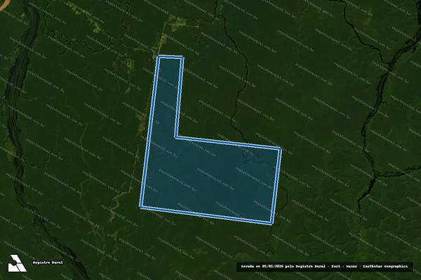 Imagem de satélite de Fazenda Juma em Novo Aripuanã - AM