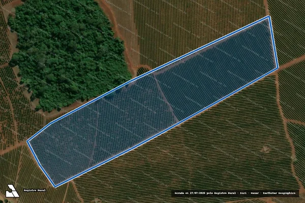 Imagem de satélite de Sitio São Paulo - Parte 1 em Pedregulho - SP