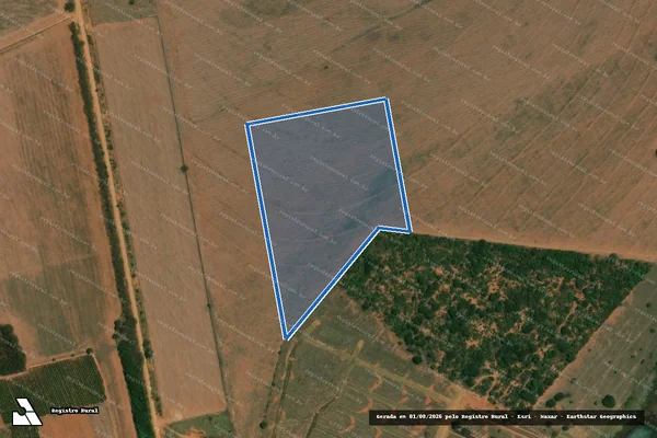 Imagem de satélite de FAZENDAS DESCARGA E CACHOEIRA DOS COSTAS - GLEBA 08 em Tupaciguara - MG