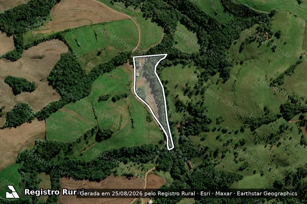 Imagem de satélite de Lote Rural 27/GL 12 - PARTE 2 em Bom Jesus do Sul - PR