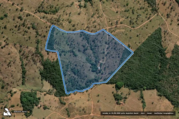 Imagem de satélite de FAZENDA CONFINS - Parcela 1 em Douradoquara - MG