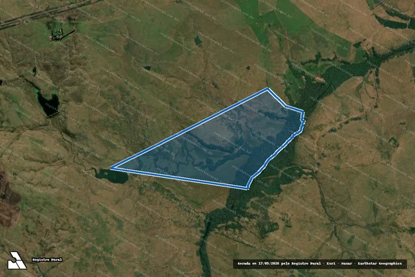 Imagem de satélite de FAZENDA SANTA EULÁLIA em Alegrete - RS