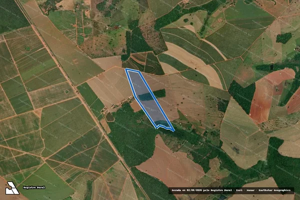 Imagem de satélite de FAZENDA MATO GROSSO - FAZENDA BOA SORTE em Tupaciguara - MG
