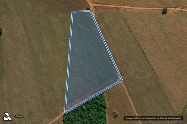 Imagem de satélite de FAZENDA TAQUARAL DO MEIO - 1 em Orizona - GO