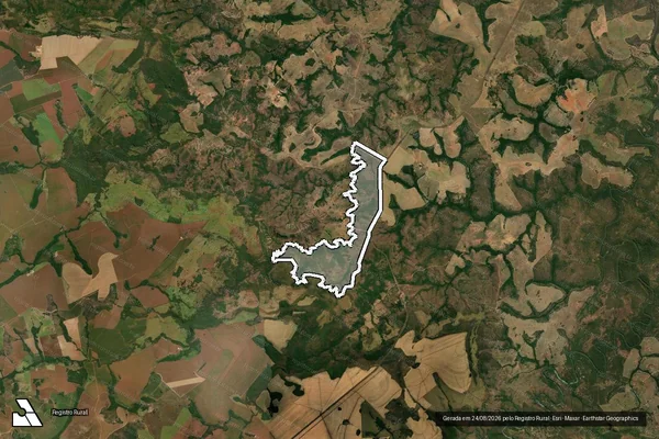 Imagem de satélite de Fazenda Ana Vitória - Parte 1 em Alto Araguaia - MT