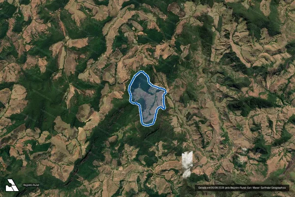 Imagem de satélite de CORUJA - Parcela 1 em Ferros - MG