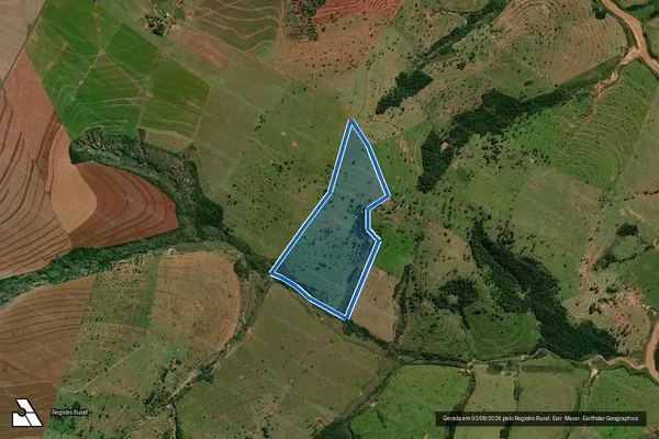 Imagem de satélite de FAZENDA UNIÃO - FAZENDA UNIÃO B em Paranhos - MS