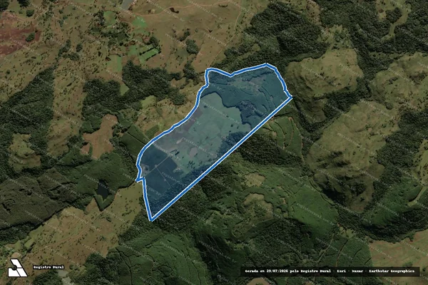 Imagem de satélite de Fazenda São João  do Pelotas / Parcela 1 em São Joaquim - SC
